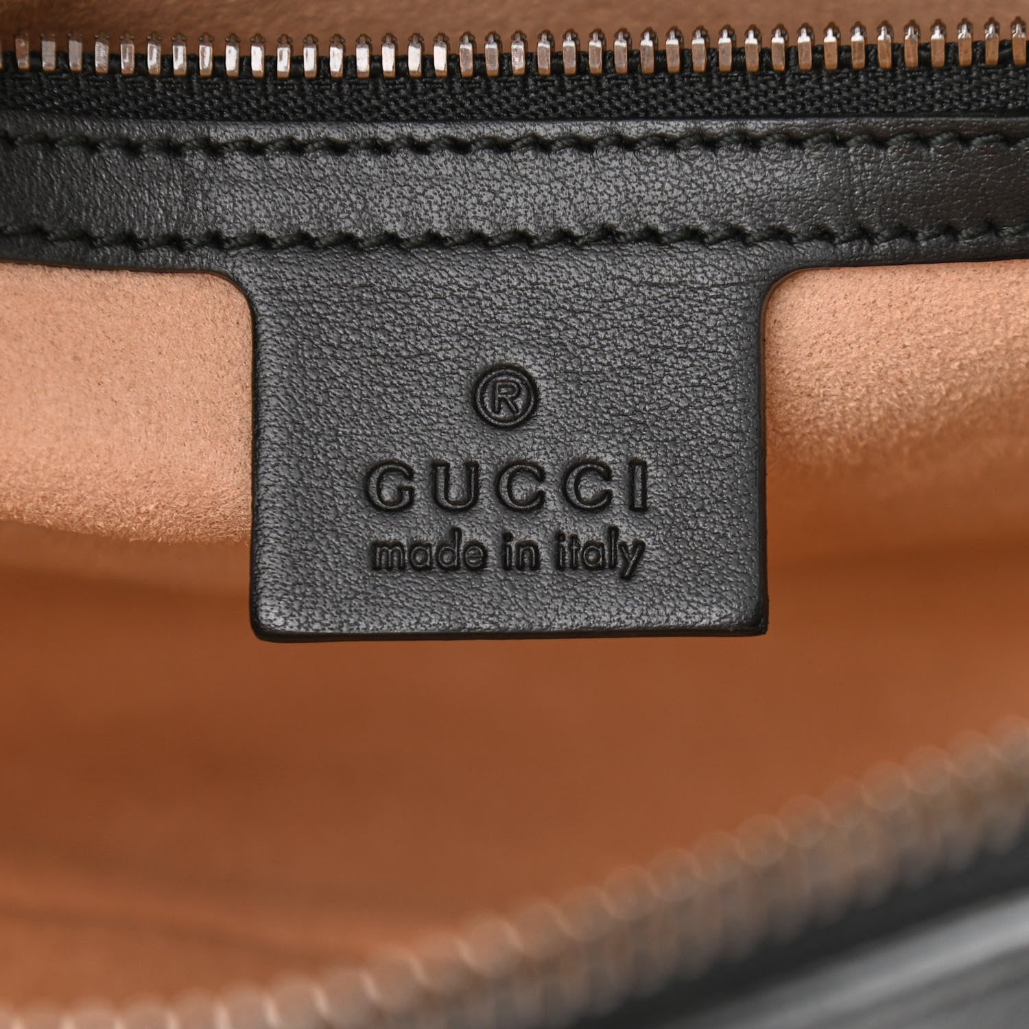 Gucci Calfskin Matelasse Mens GG Marmont Belt Bag 90 36 Black 6 of 10