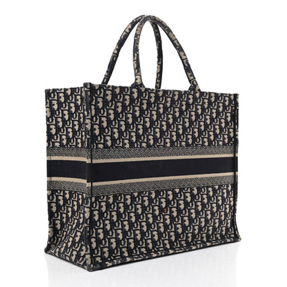 Christian Dior Oblique Book Tote Blue Multicolor 3 of 13
