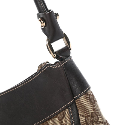 Gucci Monogram Large D Gold Hobo Dark Brown 15 of 17
