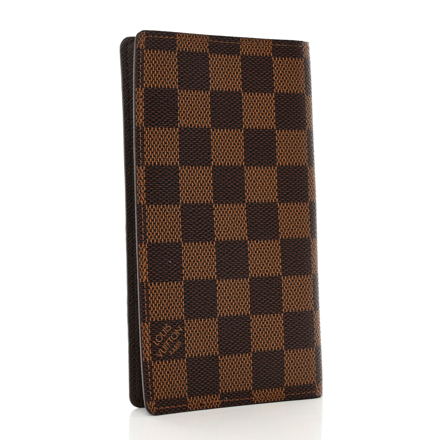 Damier Ebene Checkbook Cover Wallet