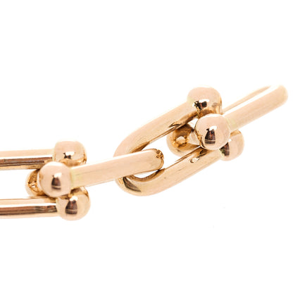 Tiffany 18K Rose Gold Small HardWear Link Bracelet 4 of 5