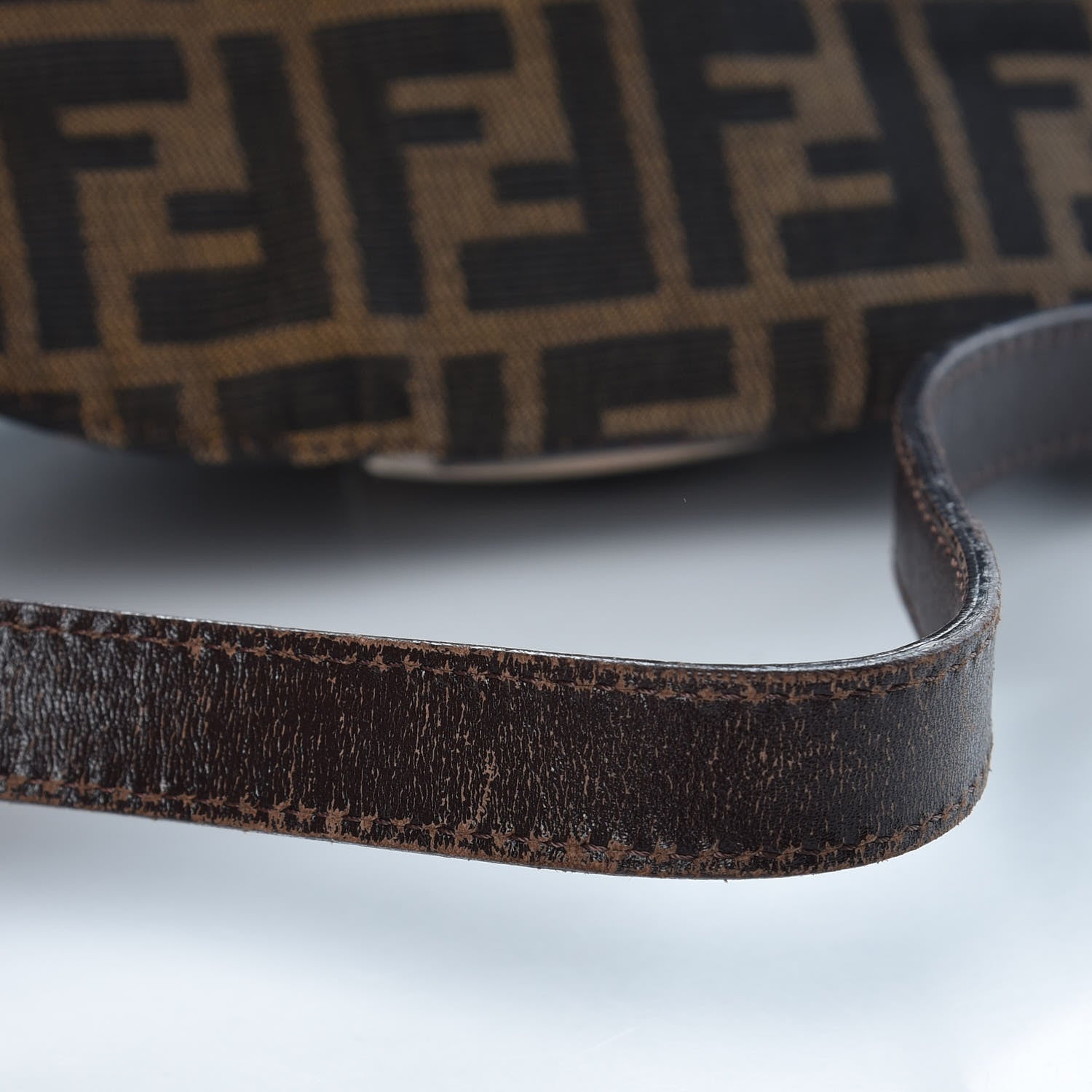 Fendi Zucca Shoulder Bag Tobacco 7 of 9
