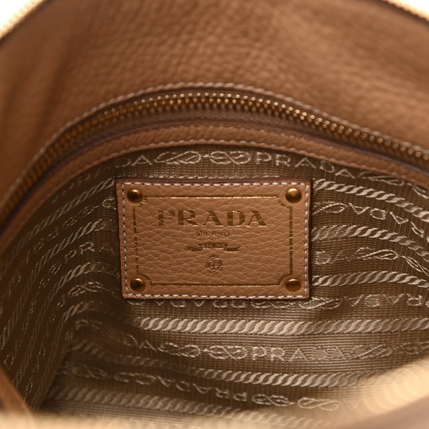 Prada Vitello Daino Satchel Sughero 6 of 12