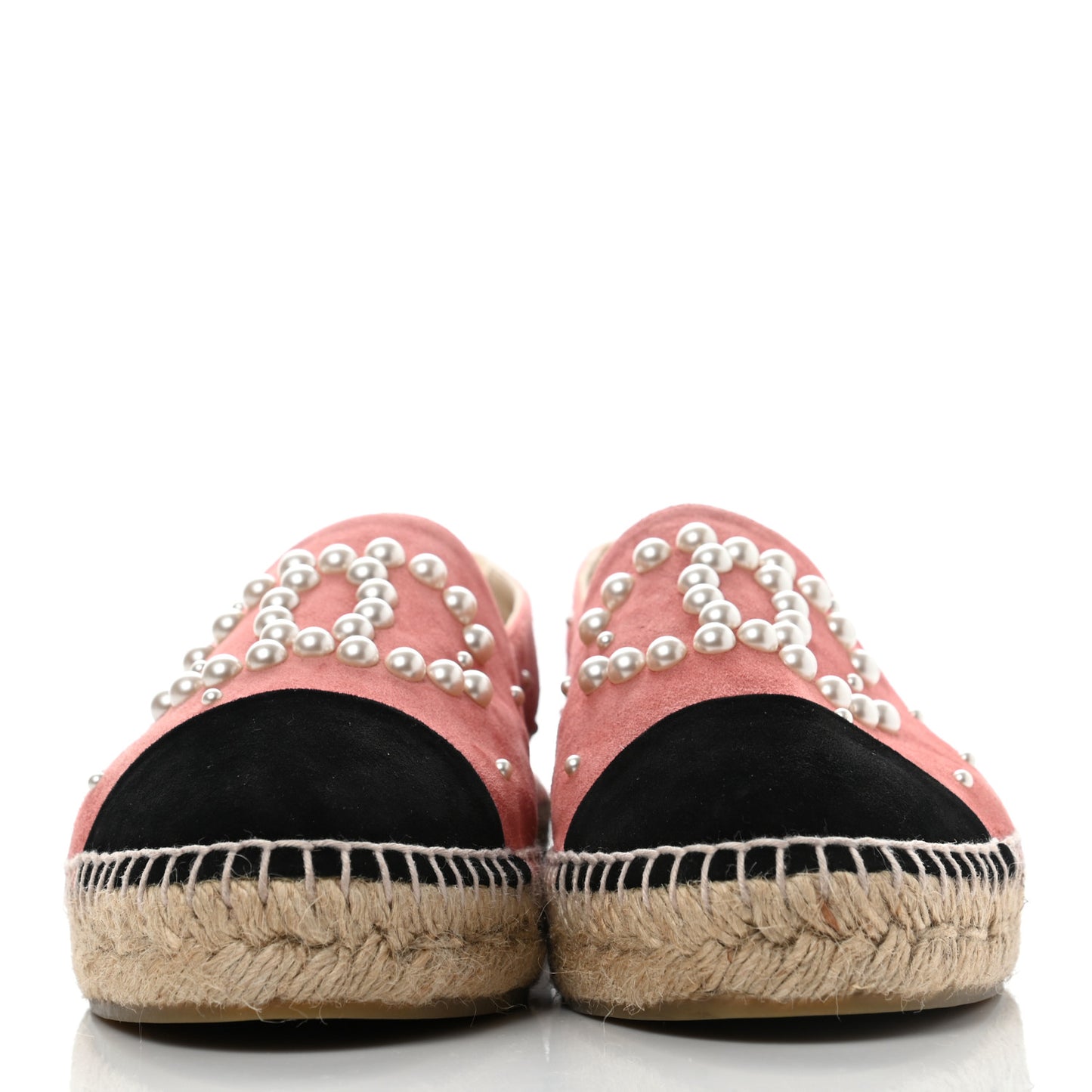 Suede Pearl CC Espadrilles 40 Pink