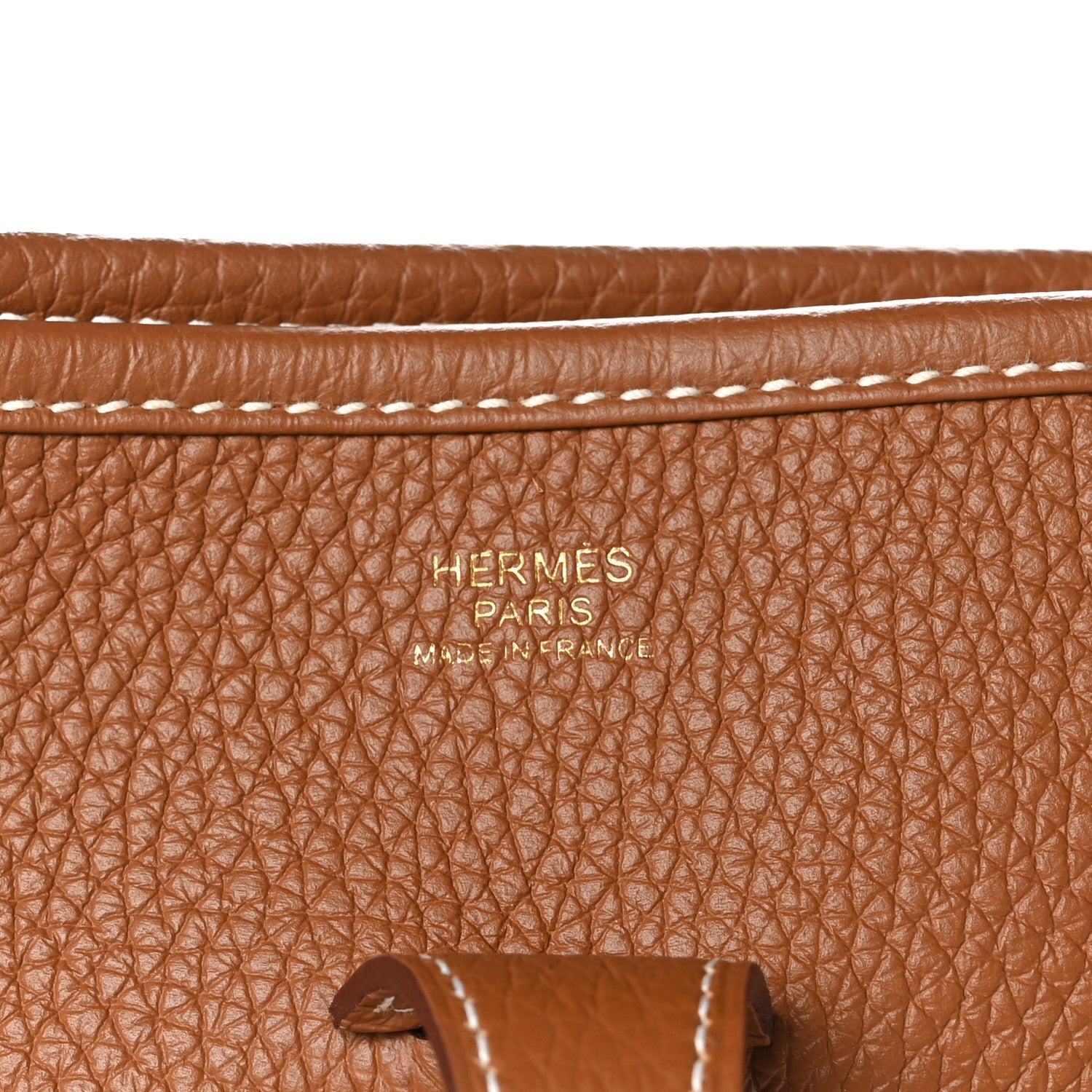 Hermes Taurillon Clemence Evelyne III PM Gold 6 of 11