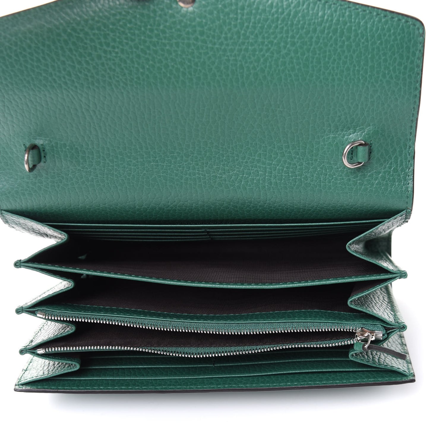 Calfskin Mini Dionysus Chain Wallet Emerald