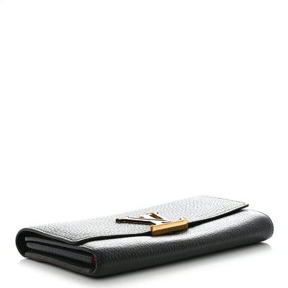 Louis Vuitton Taurillon Capucines Wallet Black 4 of 8