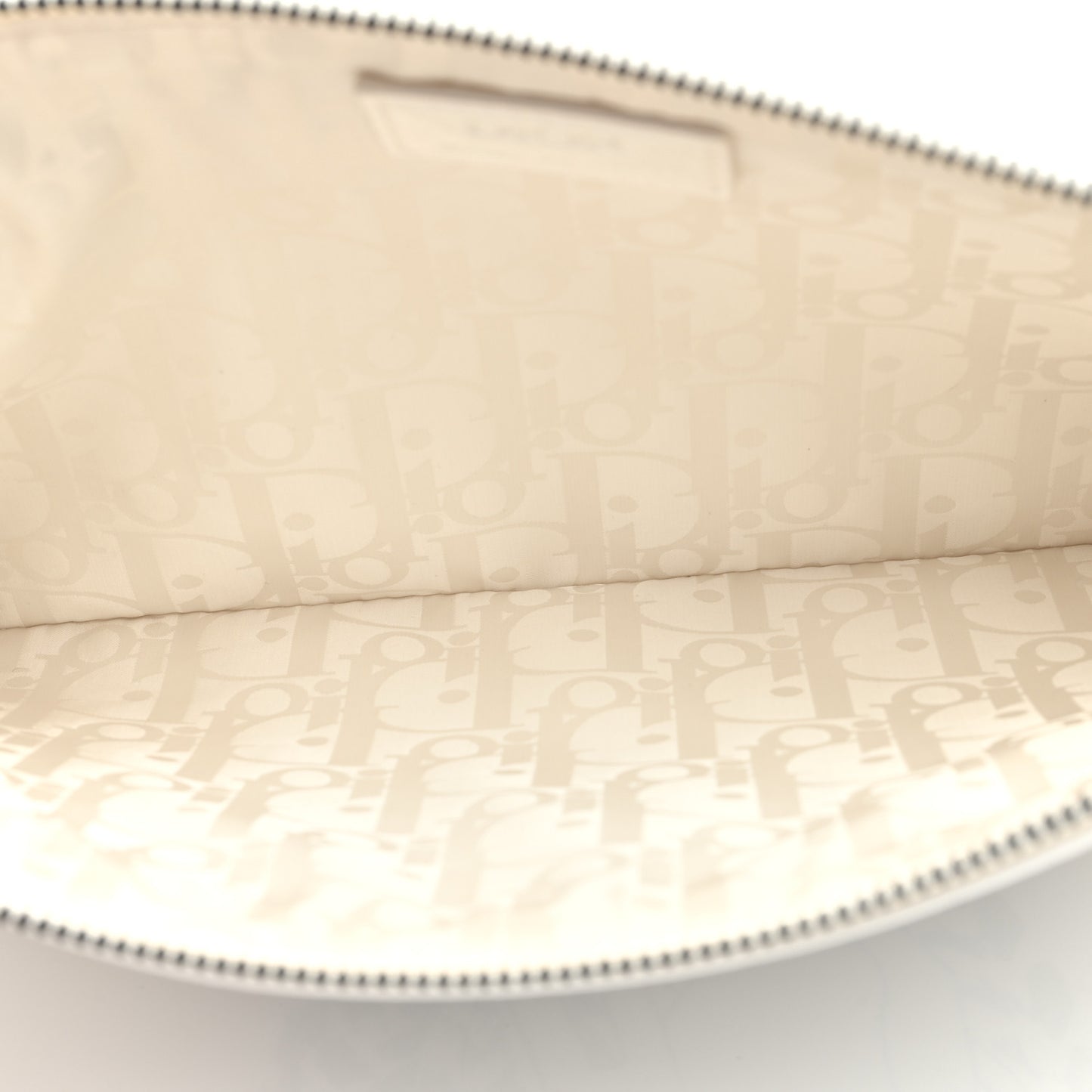 Vinyl Dog Cosmetic Pouch White Blue