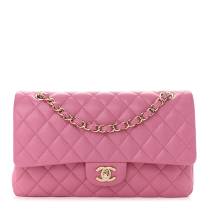 Chanel Caviar Quilted Medium Double Flap Pink 1 of 11