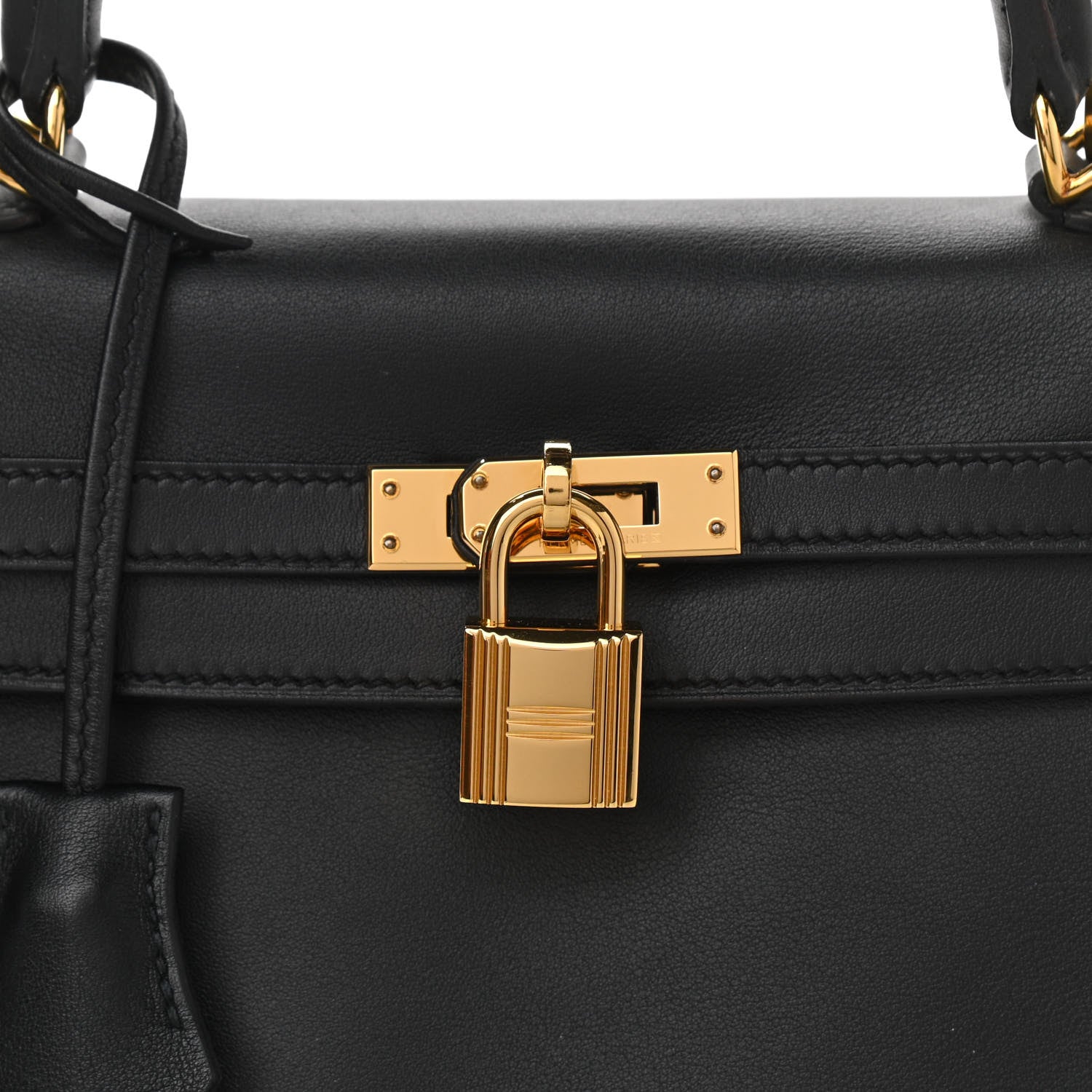Hermes Swift Kelly Retourne 25 Black 8 of 14