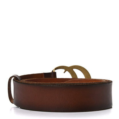 Gucci Faded Calfskin Double G 40mm Belt 110 44 Cuir 2 of 8