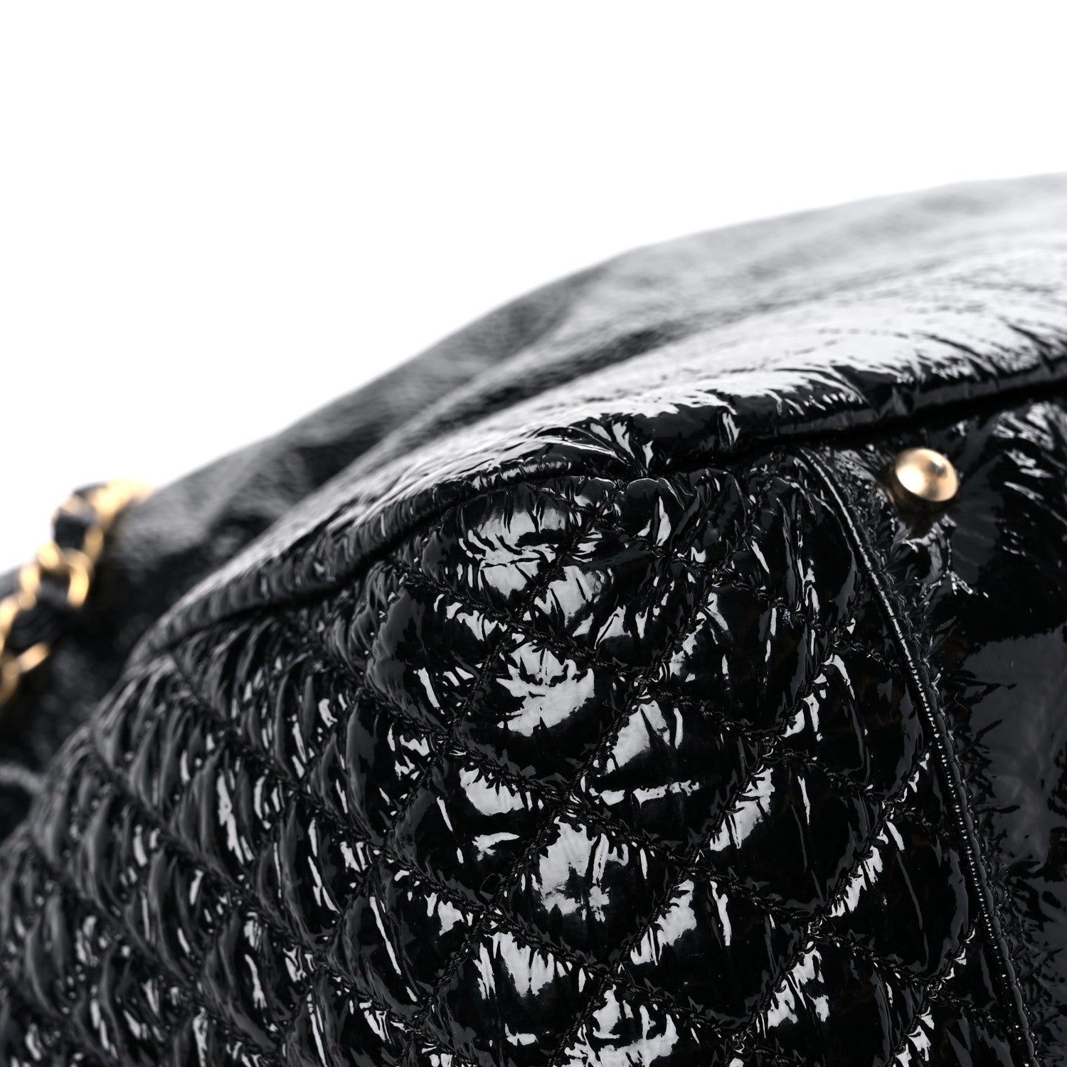 Chanel Vinyl XXL Rock and Chain Flap Black 10 of 20
