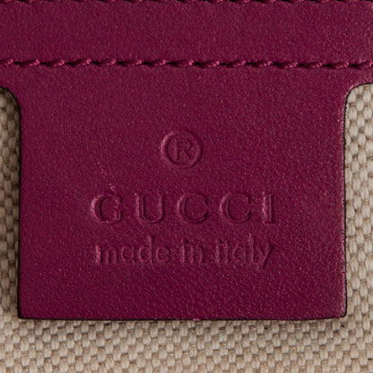 Gucci Monogram Medium Joy Boston Beige Peonia Flower 6 of 7