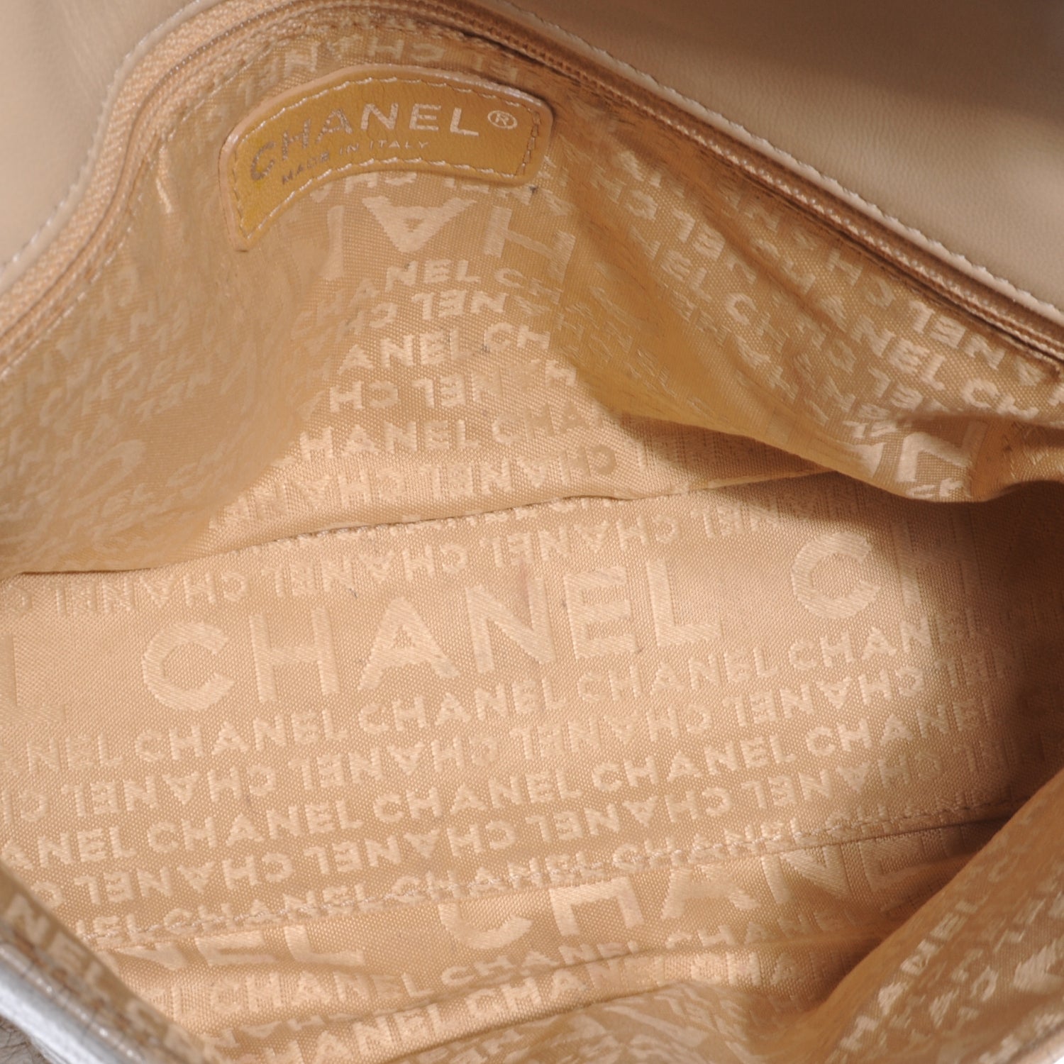 Chanel Glazed Crackled Calfskin Studded Mademoiselle Flap 5 of 8