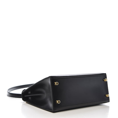 Hermes Box Kelly Sellier 25 Black 4 of 38