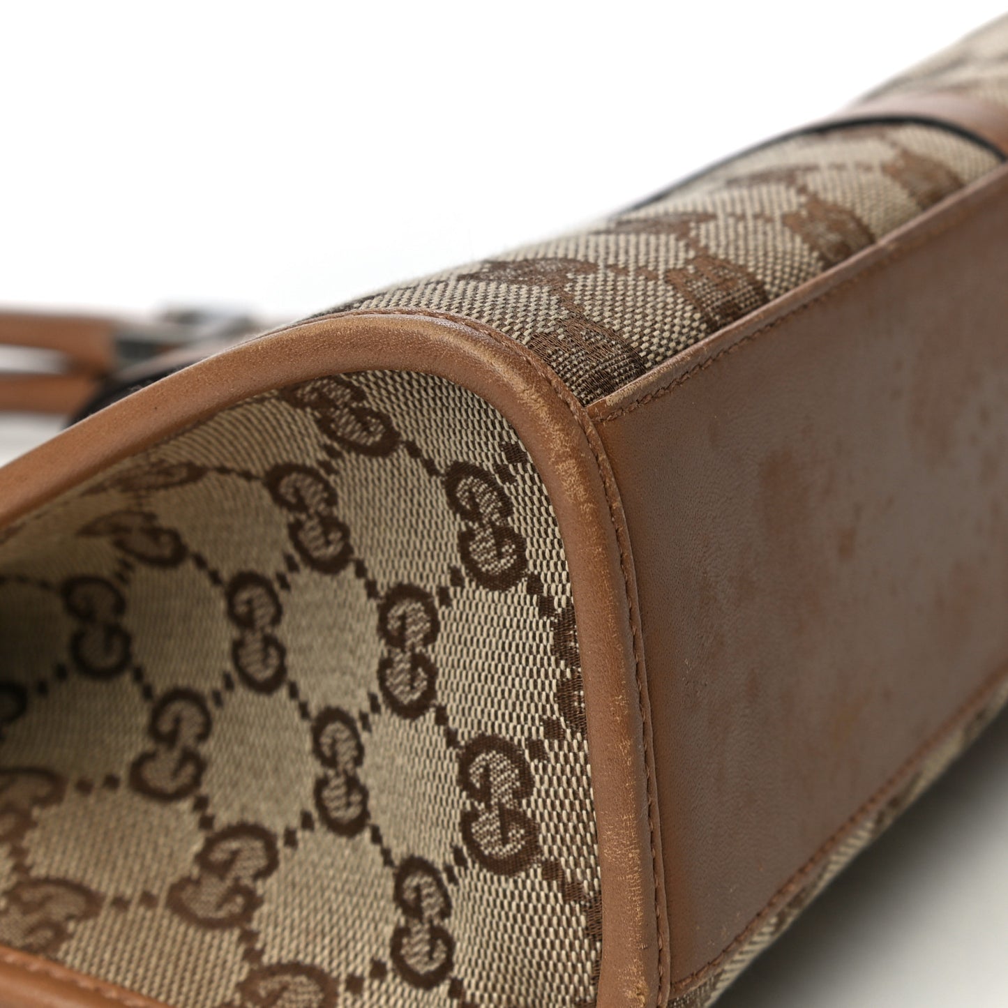 Monogram Small Bardot Bag Brown