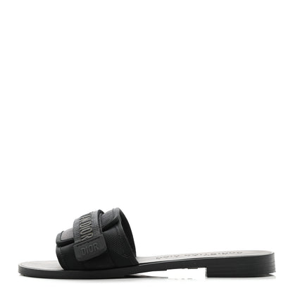 Christian Dior Technical Stretch Fabric Camouflage Dio(r)evolution Slide Sandals 38 Black Military 1 of 9
