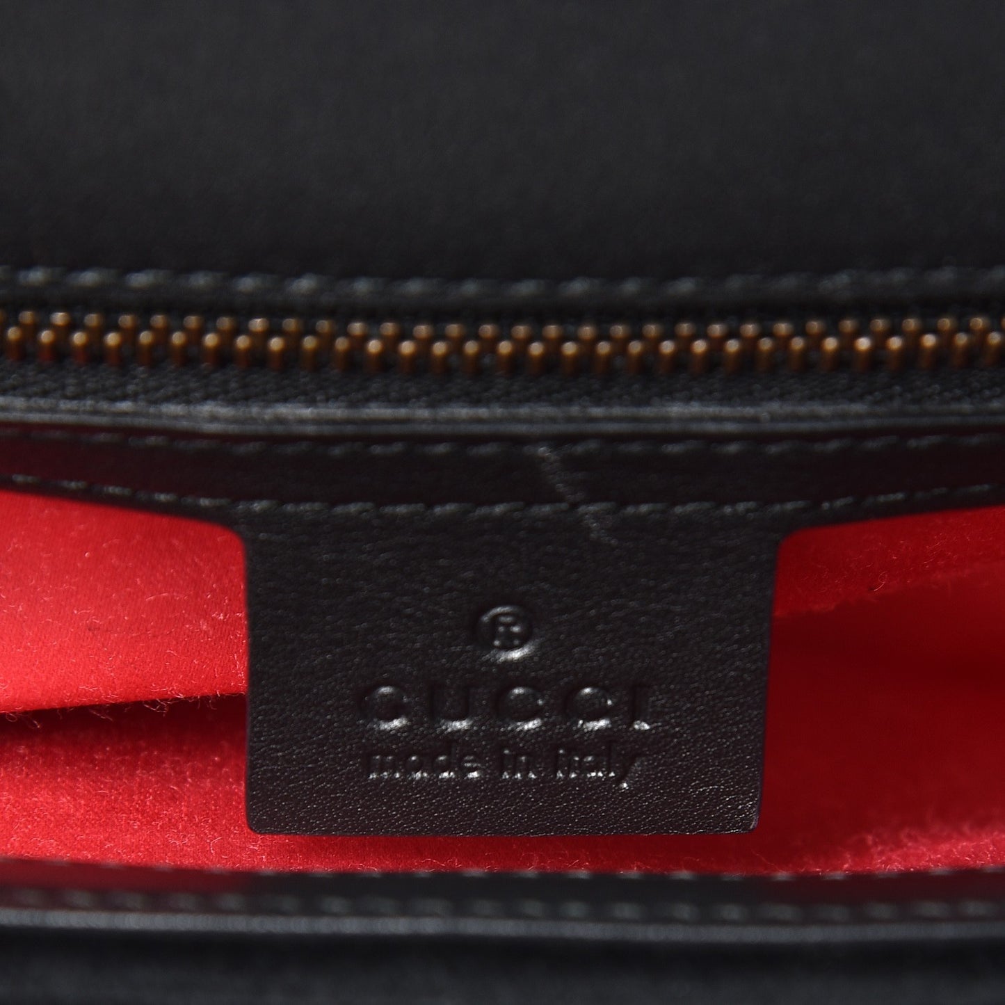 Velvet Matelasse Small GG Marmont Shoulder Bag Black
