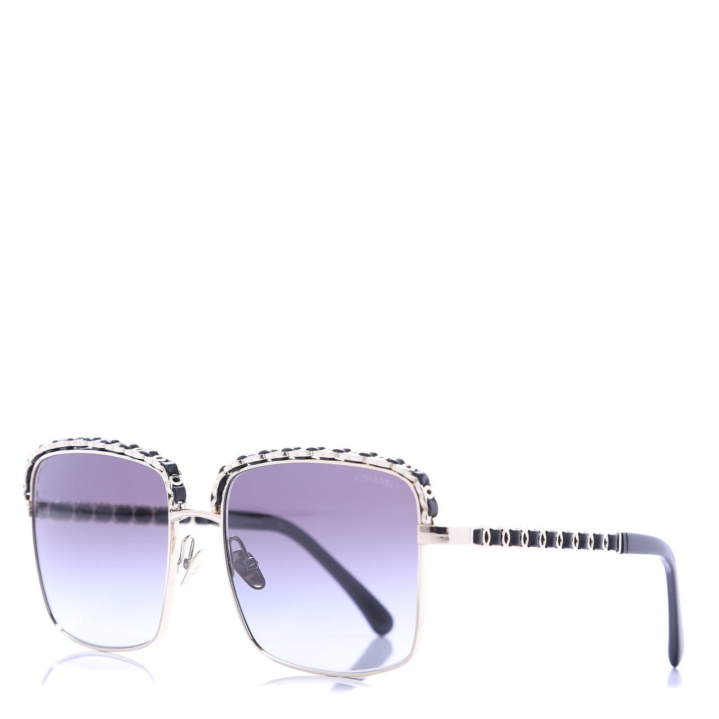 Metal Square Chain Sunglasses 71369 Grey