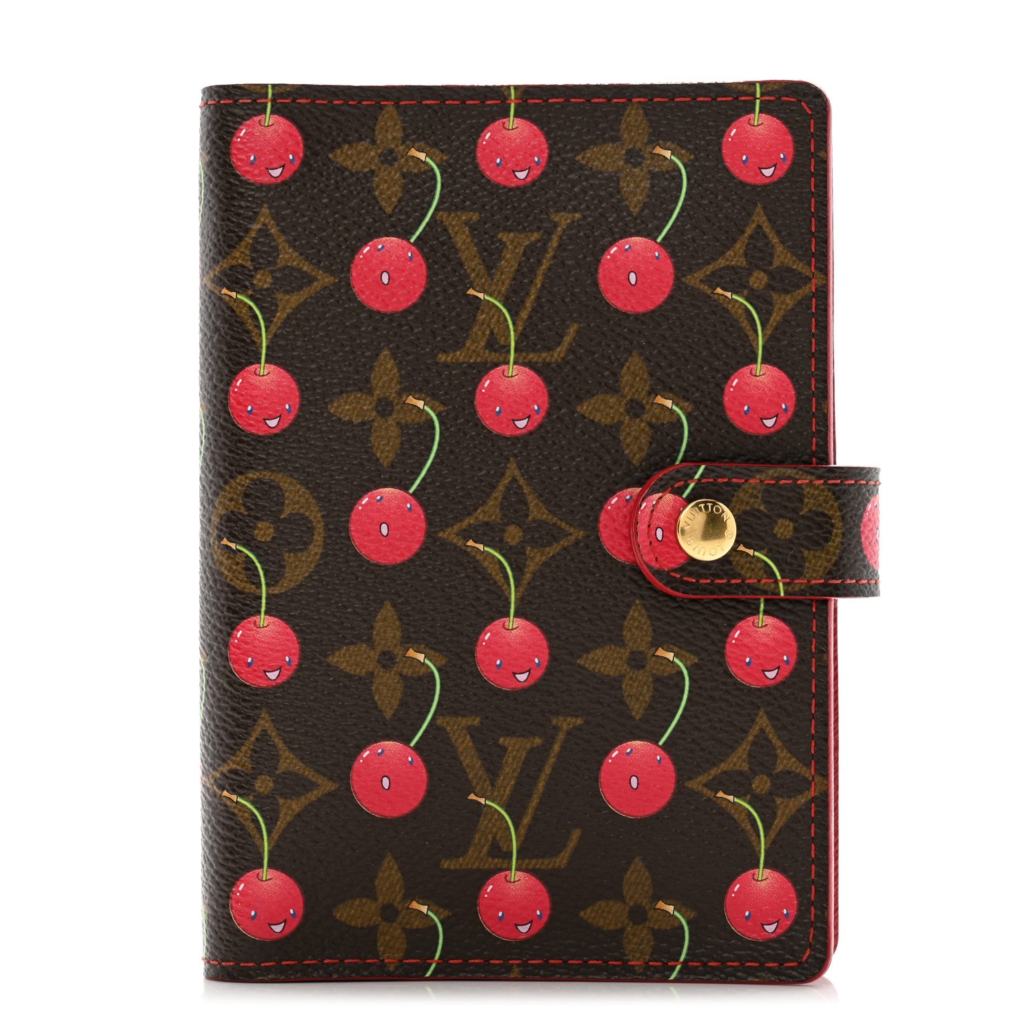 Louis Vuitton Monogram Cerises Small Ring Agenda Cover 1 of 10