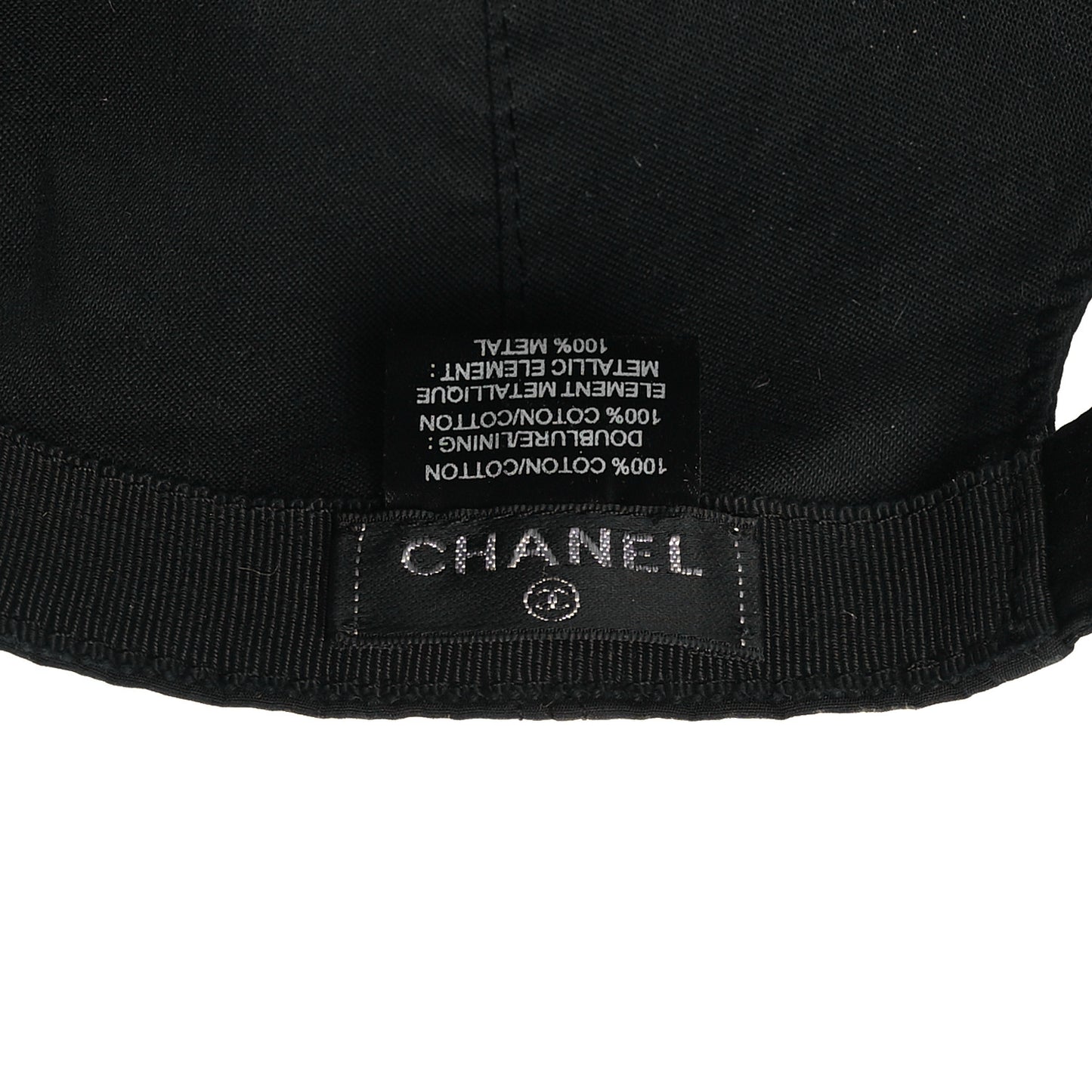 Cotton CC Cap Hat Black
