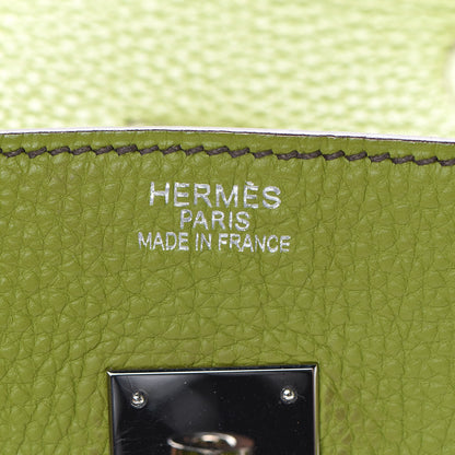 Hermes Togo Birkin 35 Vert Anis 19 of 37