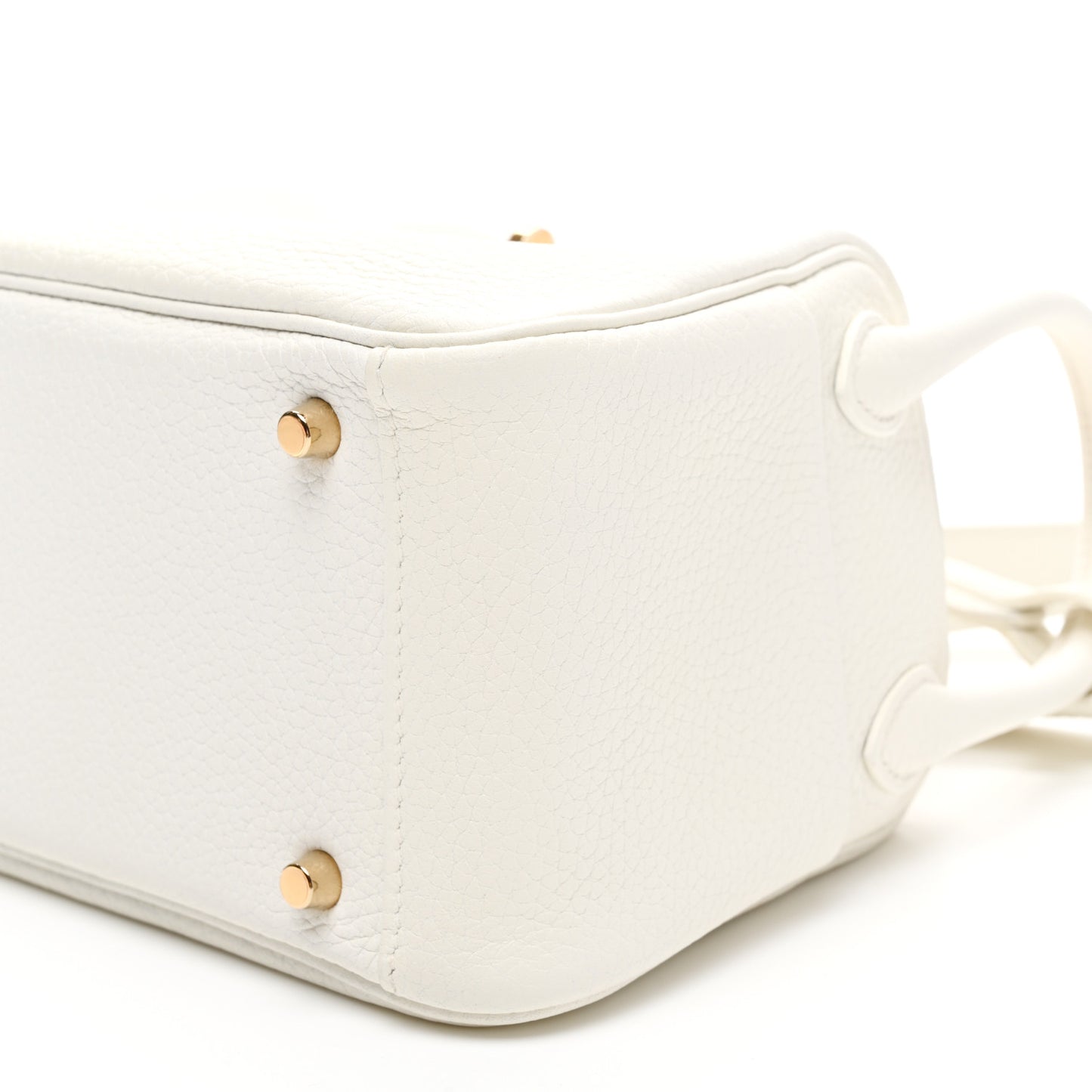 Taurillon Clemence Mini Lindy 20 New White