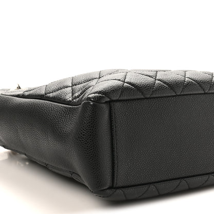 Chanel Caviar Quilted Petit Shopping Tote PST Black 9 of 10