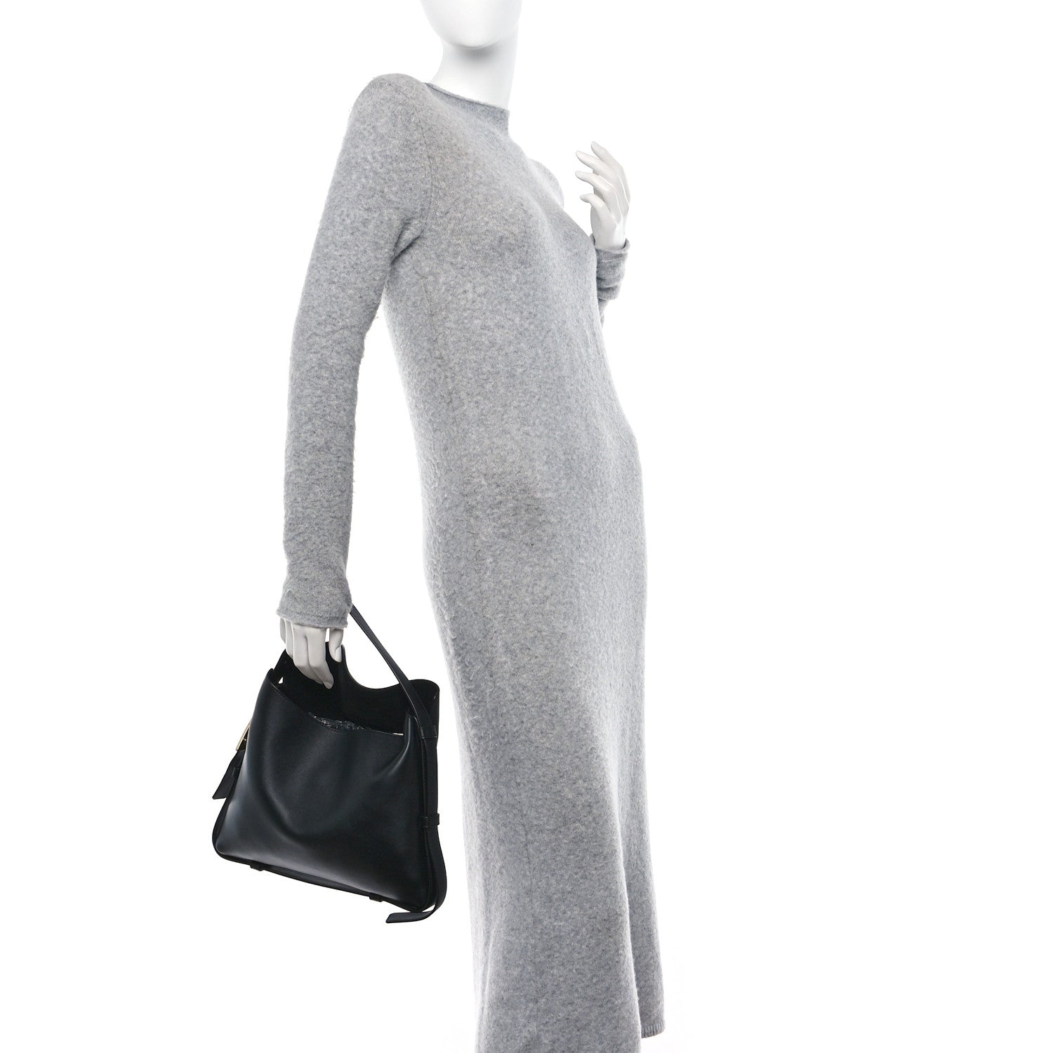 Bottega Veneta Calfskin Cradle Black 2 of 10