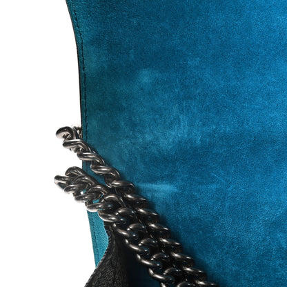Gucci GG Supreme Monogram Bee Snake Embroidered Medium Dionysus Shoulder Bag Blue 7 of 10