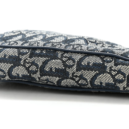 Christian Dior Monogram Mini Saddle Pochette Navy 10 of 10