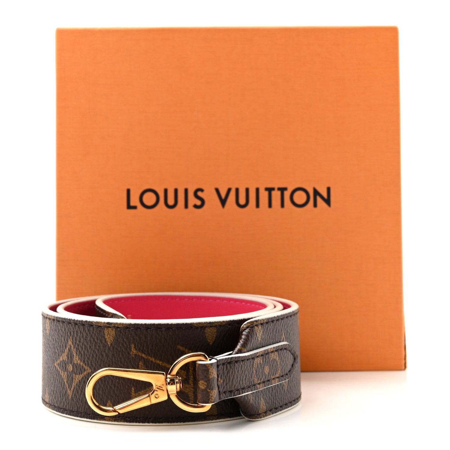 Louis Vuitton Monogram Bandouliere Shoulder Strap Hot Pink 5 of 5