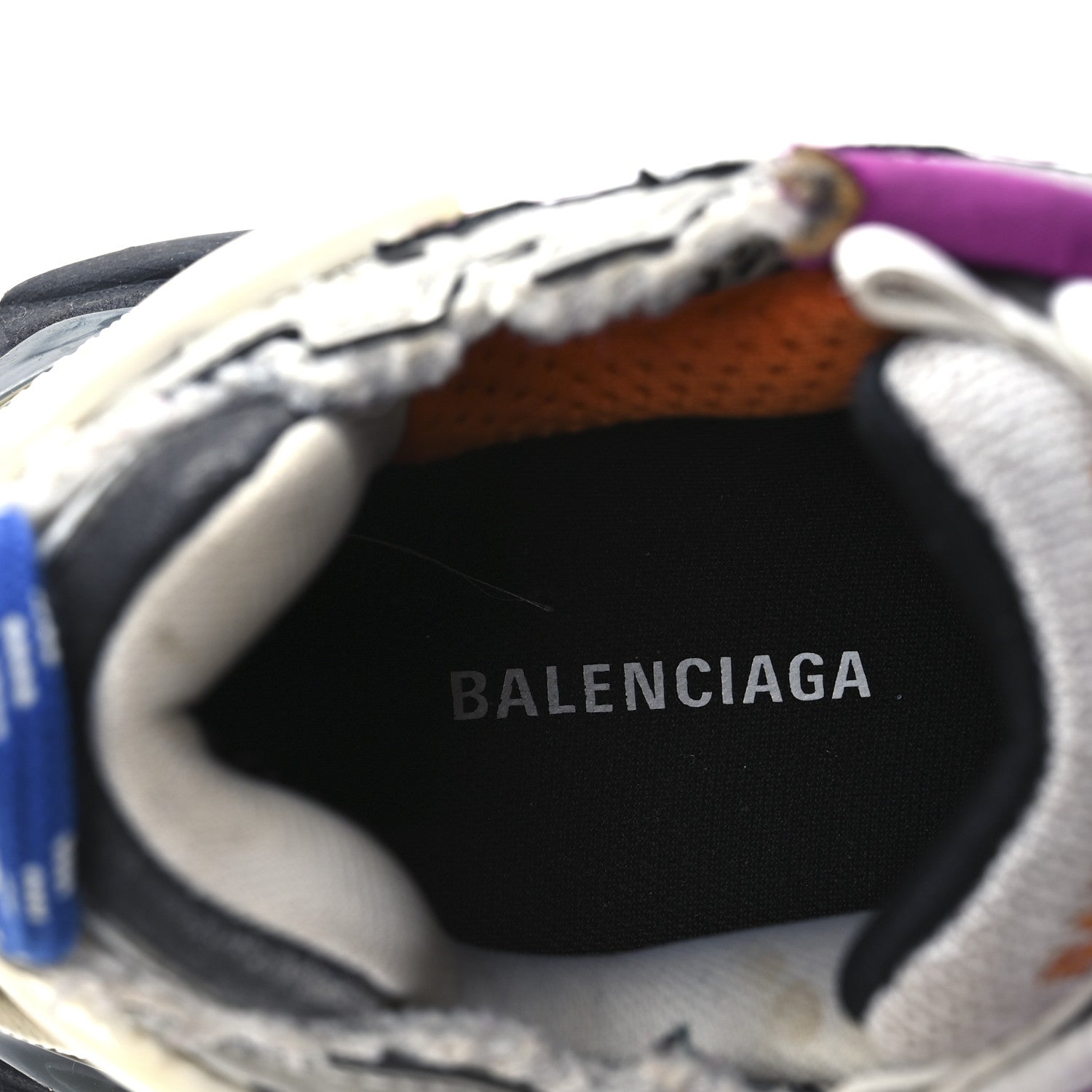 Balenciaga Mesh Rubber Womens Runner Sneakers 37 Multicolor 9 of 16