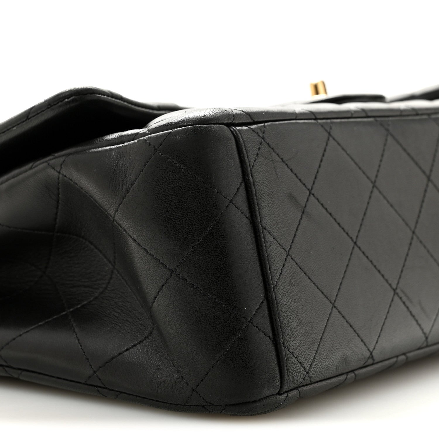 Chanel Lambskin Quilted Maxi Double Flap Black 8 of 13