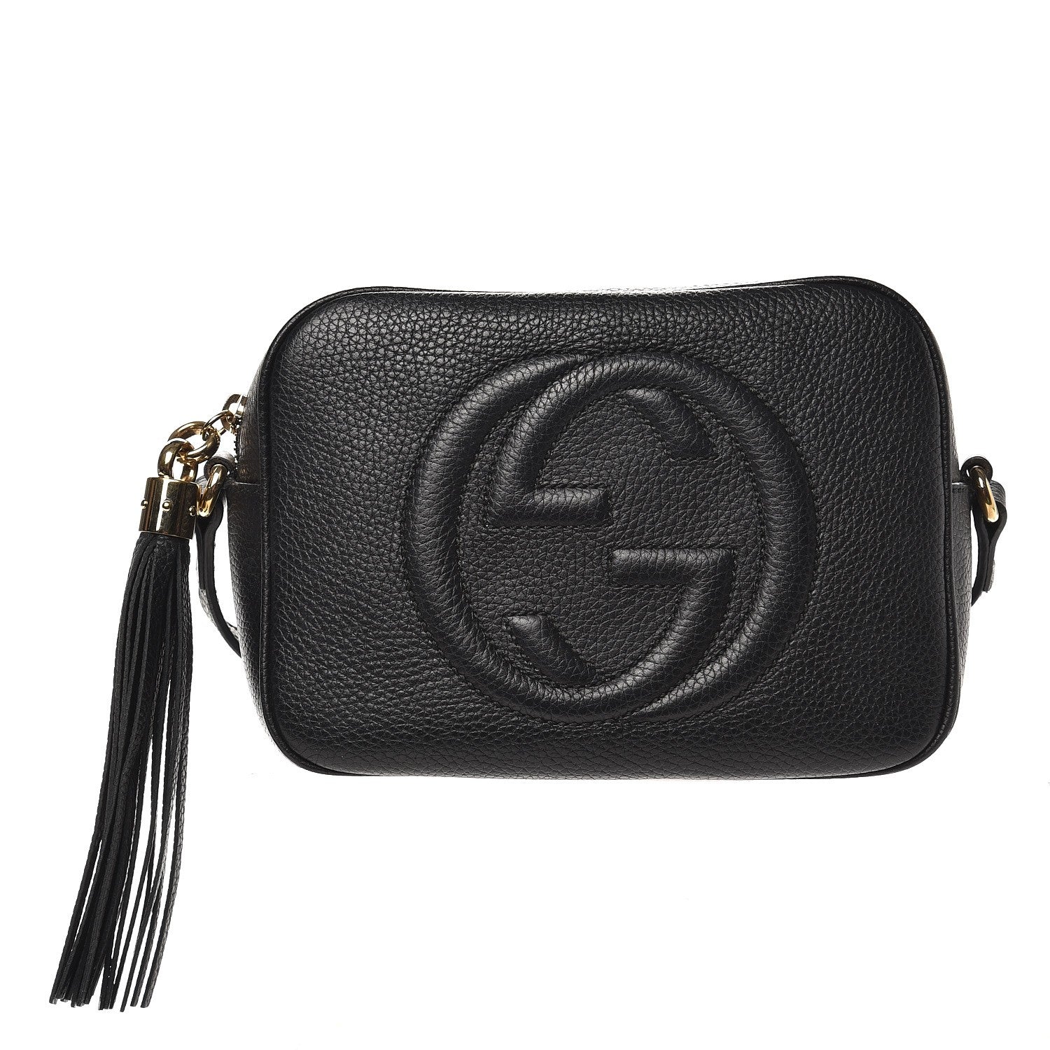 Gucci Pebbled Calfskin Small Soho Disco Bag Black 1 of 7