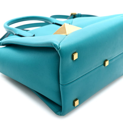 Valentino Garavani Nappa Small One Stud Handbag Marine Green 8 of 9