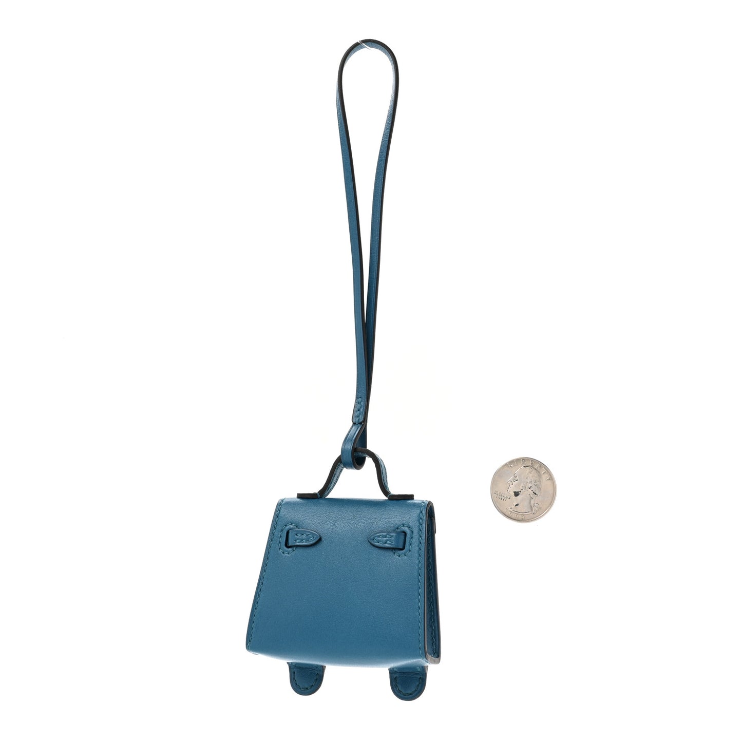 Tadelakt Chevre Mysore Kelly Quelle Idole Bag Charm Bleu Izmir Jaune Bourgeon Bleu Brume Vert Bosphore