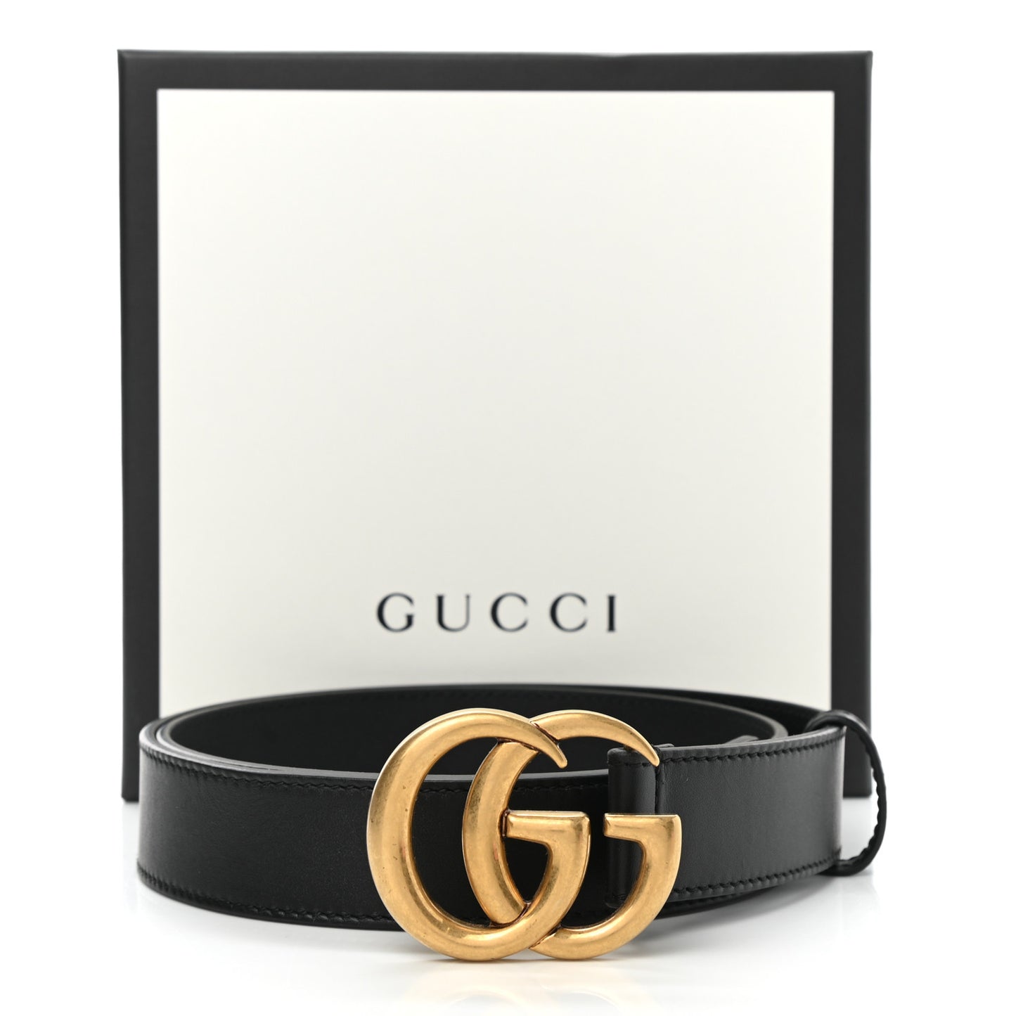 Calfskin Double G 30mm Belt 85 34 Black