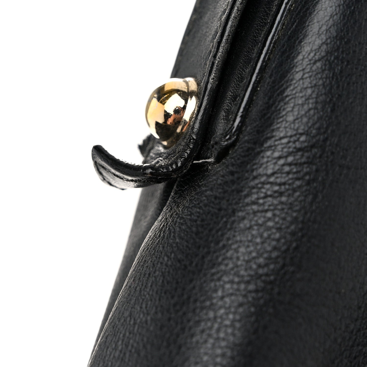 Gucci Calfskin Horsebit Chain Hobo Black 12 of 15