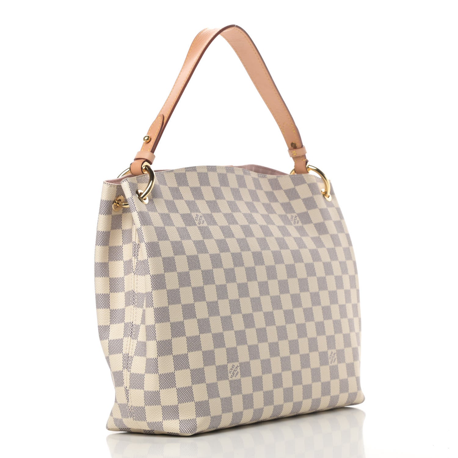 Louis Vuitton Damier Azur Graceful PM Rose Ballerine 3 of 11