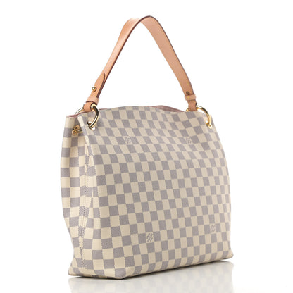 Louis Vuitton Damier Azur Graceful PM Rose Ballerine 3 of 11
