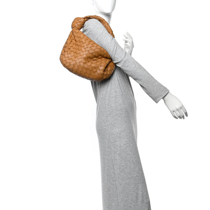 Bottega Veneta Nappa Intrecciato Teen Jodie Hobo Caramel 2 of 14