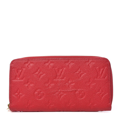 Louis Vuitton Empreinte Zippy Wallet Scarlet 1 of 11