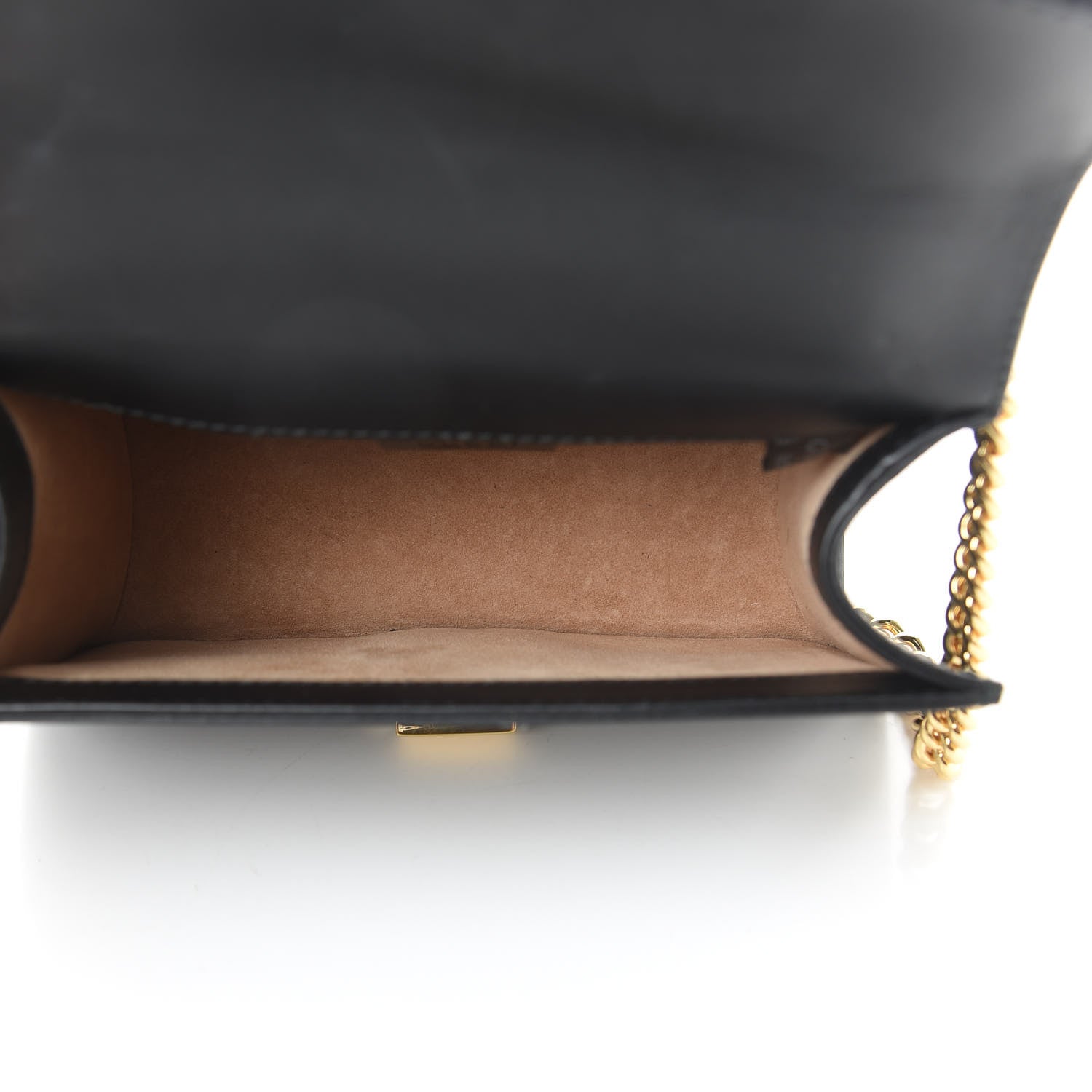 Gucci Calfskin Mini Sylvie Chain Shoulder Bag Black 5 of 15