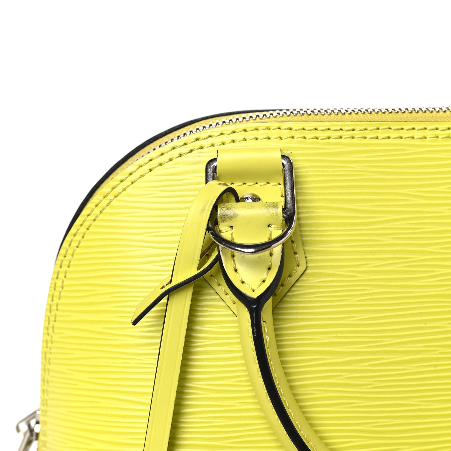Louis Vuitton Epi Jacquard Alma BB Yellow Citron 11 of 11