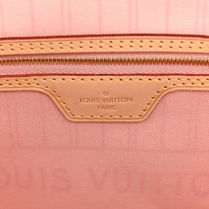 Louis Vuitton Damier Azur Neo Neverfull MM Rose Ballerine 7 of 10