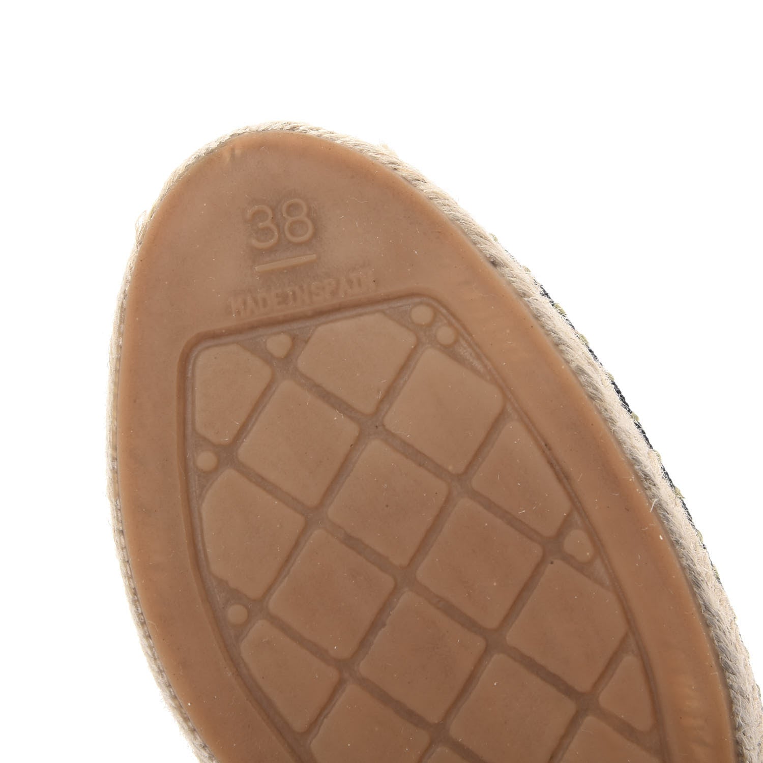 Chanel Fabric Biarritz CC Espadrilles 38 Blue Green 6 of 8