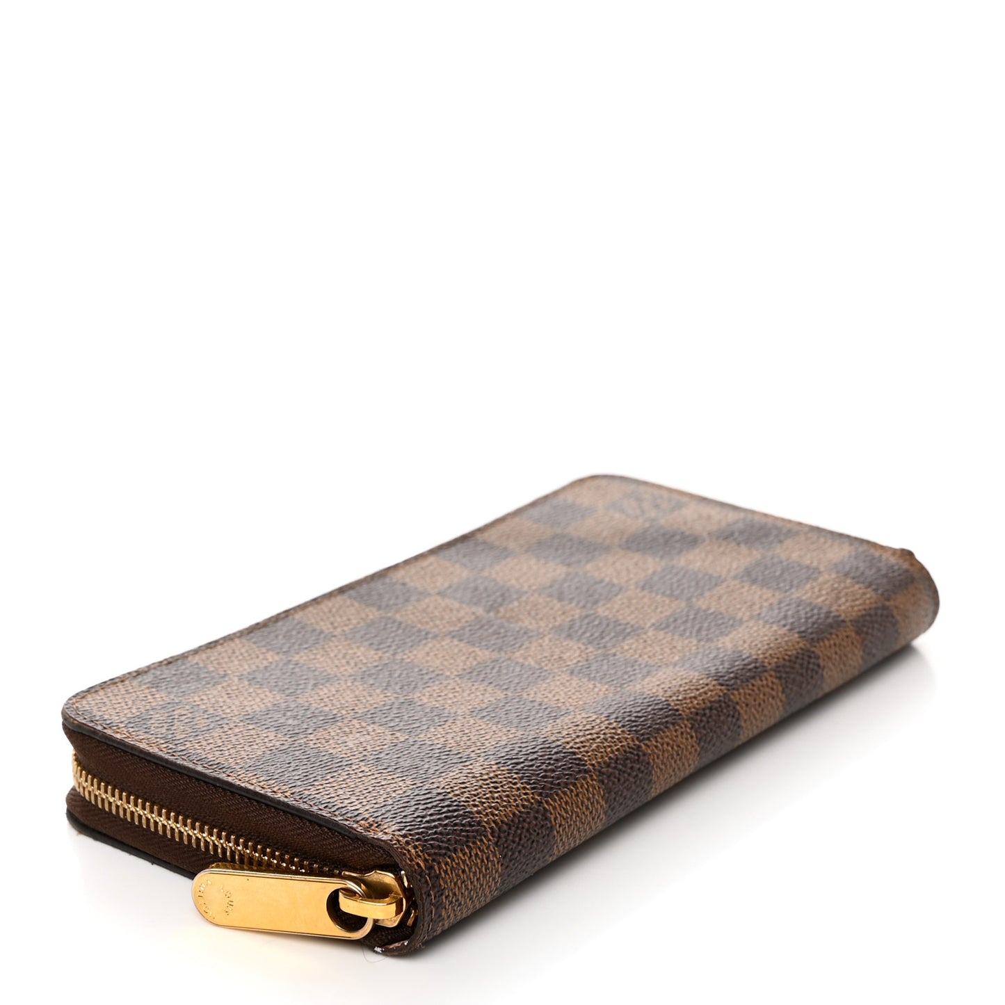 Damier Ebene Zippy Wallet Rose Ballerine