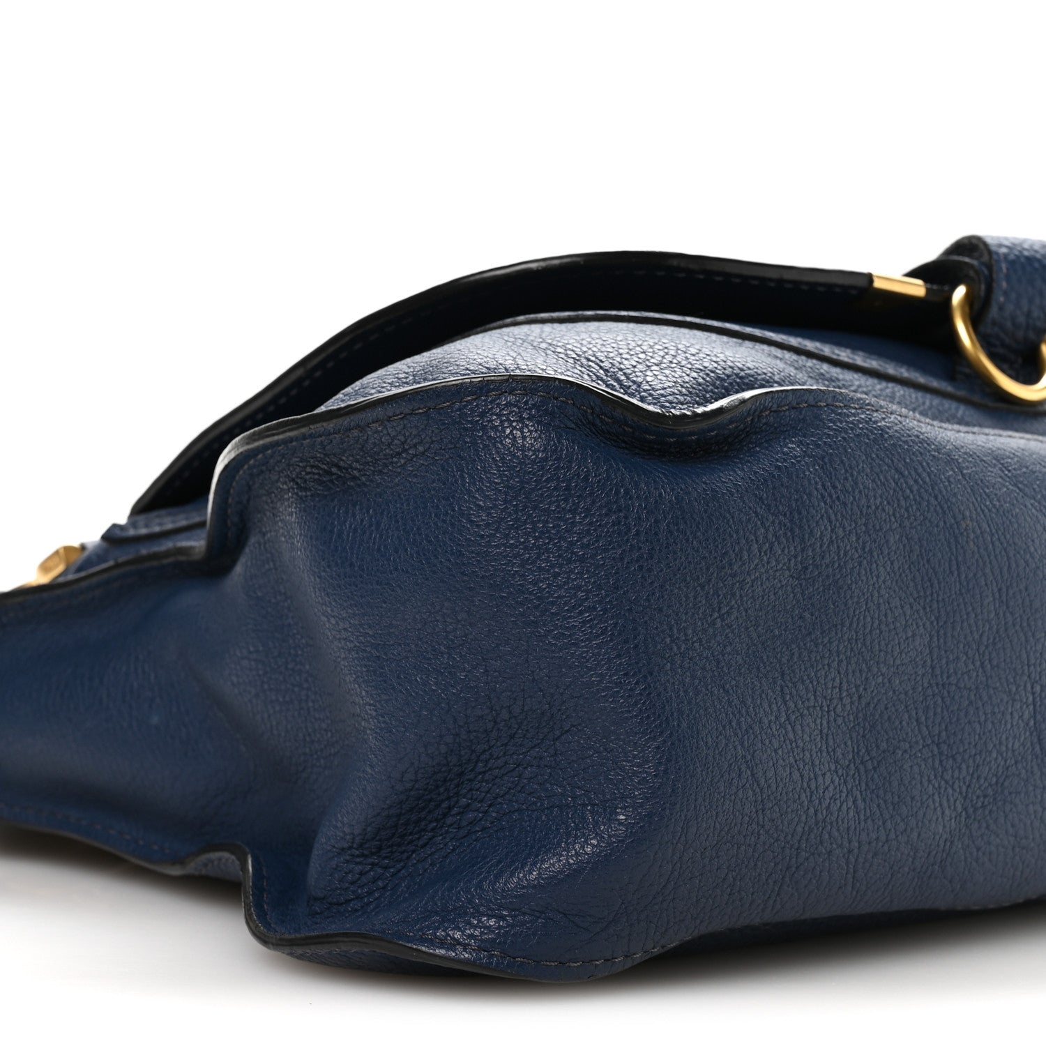 Chloe Calfskin Medium Marcie Satchel Royal Navy 9 of 11