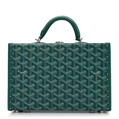 Goyard Goyardine Grand Hotel Trunk Bag Green 1 of 9